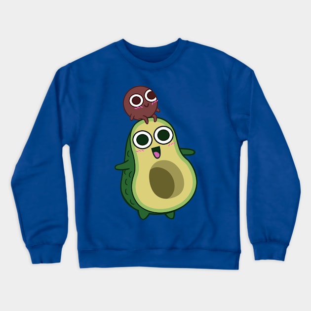 Happy avocado mother Crewneck Sweatshirt by albertocubatas